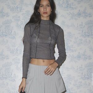 NWOT Blair Seamed Mockneck